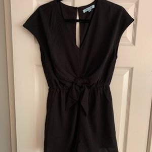 She & Sky Black Romper